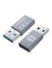 EAN 4260746550177 - GRAUGEAR G-AD-CTA-10G cambiador de género para cable USB-A USB-C Plata imagen 1