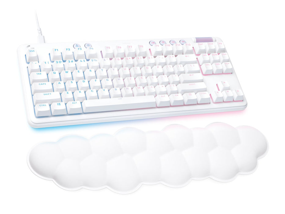 EAN 5099206100817 - Logitech G 920-010675 teclado Juego USB QWERTY Nórdico Blanco imagen 1
