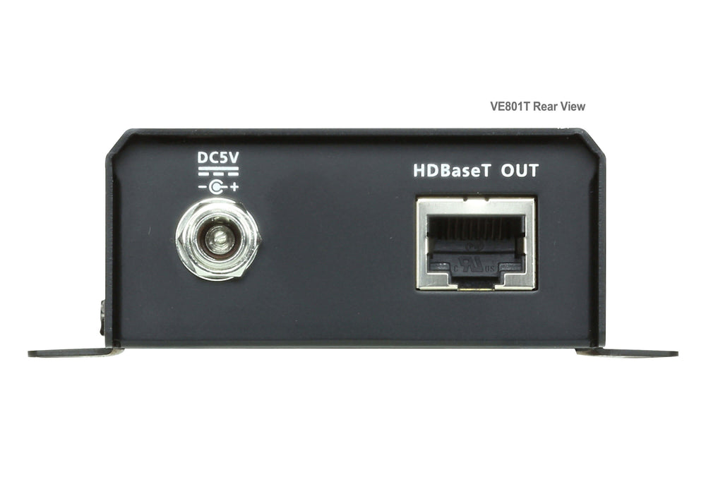 EAN 0672792006166 - ATEN VE801T extensor audio/video Transmisor de señales AV Negro imagen 3