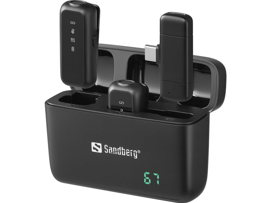 EAN 5705730126550 - Sandberg 126-55 micrófono Negro Micrófono con pinza de enganche imagen 1