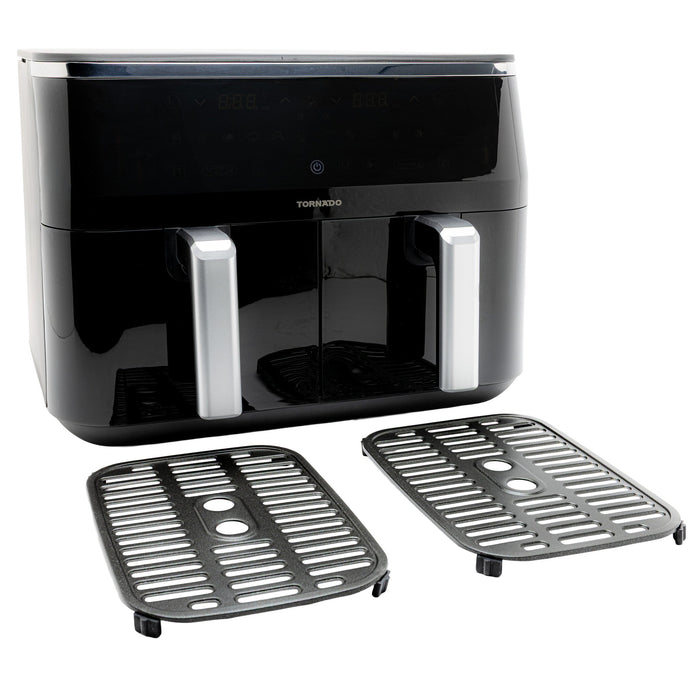 EAN 6221127476057 - TORNADO TAFT-1000-GS freidora Doble 9 L Independiente 3100 W Freidora de aire caliente Negro imagen 15