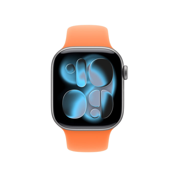 EAN 195951061832 - Apple MHYE4ZM/A Accesorios para dispositivos vestibles inteligentes Grupo de rock Naranja Fluoroelastómero imagen 3