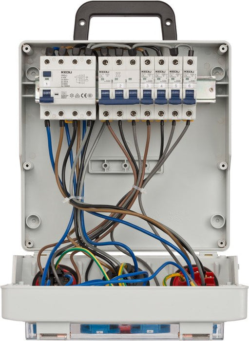 EAN 4007123650361 - Brennenstuhl 1154890020 unidad de distribución de energía (PDU) 7 salidas AC Negro, Azul, Gris, Rojo imagen 3