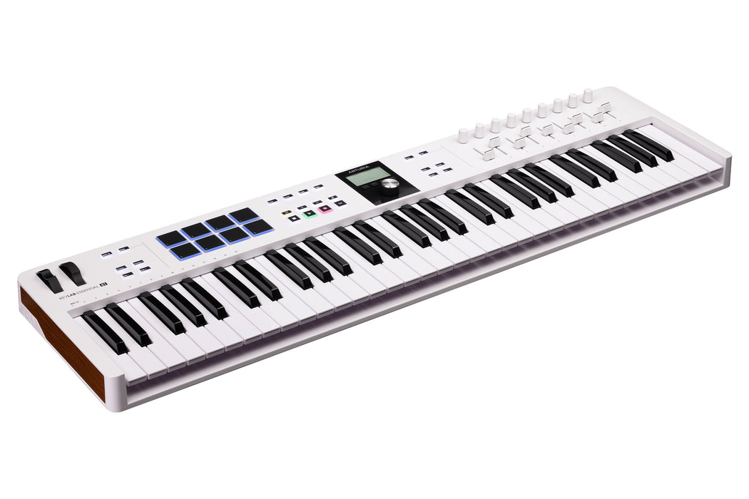 EAN 3760033532110 - Arturia KeyLab Essential 61 mk3 teclado MIDI 61 llaves USB Negro, Blanco imagen 3