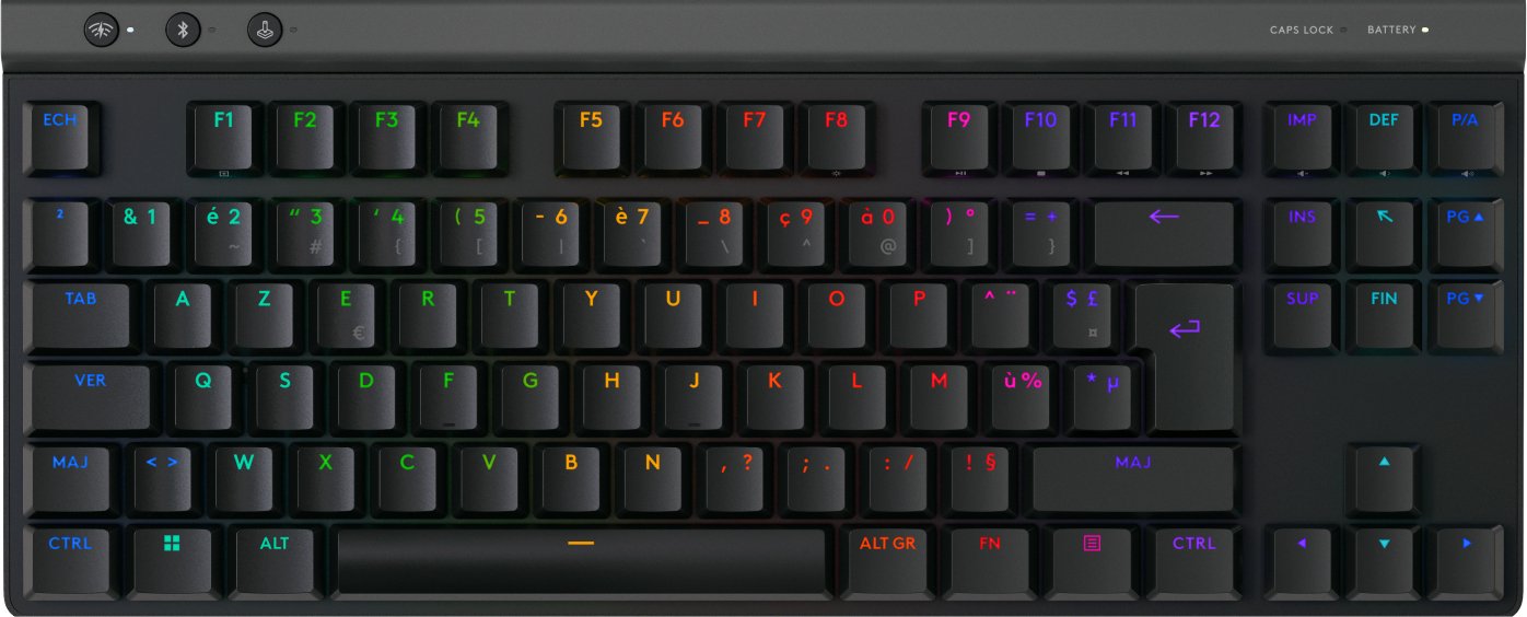 EAN 5099206119918 - Logitech G 920-012548 teclado Juego RF Wireless + Bluetooth AZERTY Francés Negro imagen 1