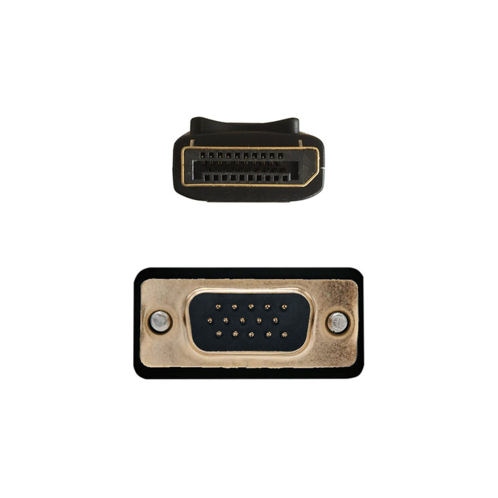 EAN 8436574703726 - AISENS A125-0365 adaptador de cable de vídeo 2 m DisplayPort VGA D-SUB Negro imagen 2