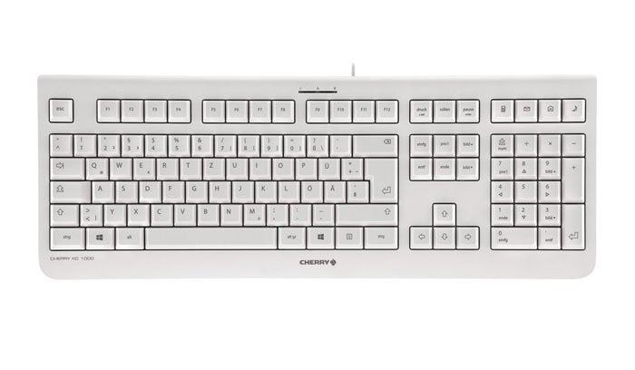 EAN 4025112082115 - CHERRY KC 1000 teclado Universal USB AZERTY Belga Gris imagen 1