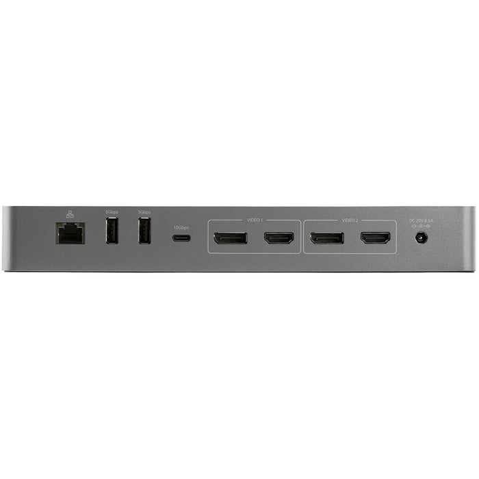 EAN 0065030880992 - StarTech.com TB3CDK2DHUE base para portátil y replicador de puertos Alámbrico Negro, Gris imagen 4