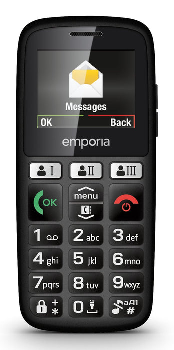 EAN 9005613162870 - Emporia emporiaHAPPY 4,6 cm (1.81") 70 g Negro Teléfono básico imagen 5