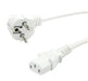EAN 7630049613096 - VALUE 19.99.1016 cable de transmisión Blanco 0,6 m CEE7/7 IEC 320 imagen 1