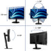 EAN 8721038006414 - Philips 24B2U3601 pantalla para PC 60,5 cm (23.8") 2560 x 1440 Pixeles Quad HD LCD Negro imagen 3