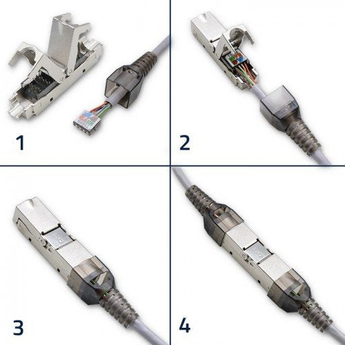 EAN 5901878545400 - Qoltec 54540 conector RJ45 Plata imagen 5