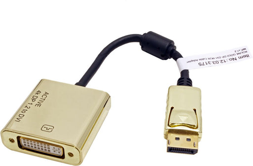 EAN 7611990150380 - ROLINE 12.03.3175 adaptador de cable de vídeo 0,15 m DisplayPort DVI-D Oro imagen 2