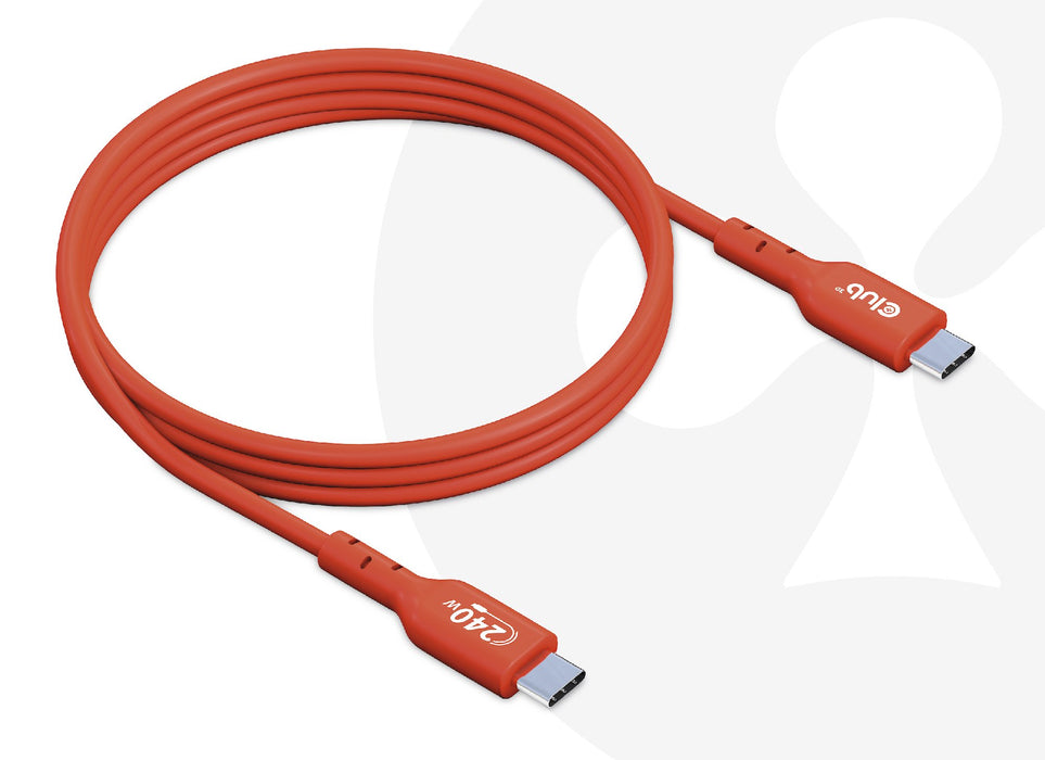 EAN 8719214472627 - CLUB3D CAC-1511 cable USB USB 2.0 USB C Naranja imagen 1
