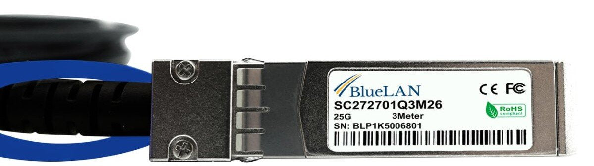 EAN 4063232297101 - BlueOptics JL488A-BL Cable de fibra óptica e InfiniBand 3 m SFP28 Negro, Plata imagen 3