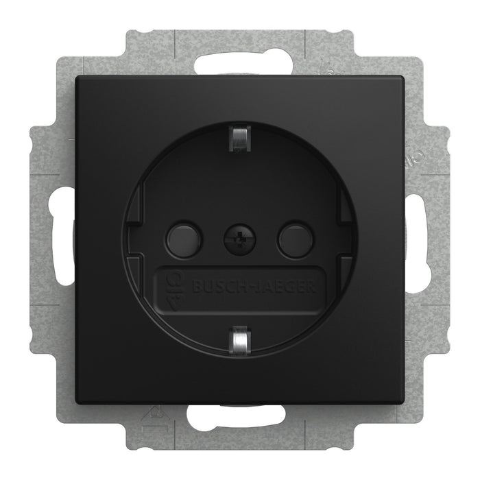 EAN 4011395360521 - Busch-Jaeger 2CKA002013A5535 placa de pared y cubierta de interruptor Negro imagen 1