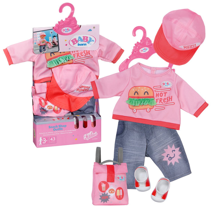 EAN 4001167835944 - BABY born Snack Shop Outfit 43cm Juego de ropita para muñeca imagen 4
