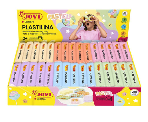 EAN 8412027031936 - Jovi 70P compuesto para cerámica y modelaje Pasta de modelar 1,66 kg Verde, Azul claro, Naranja, Rosa, Pú imagen 2