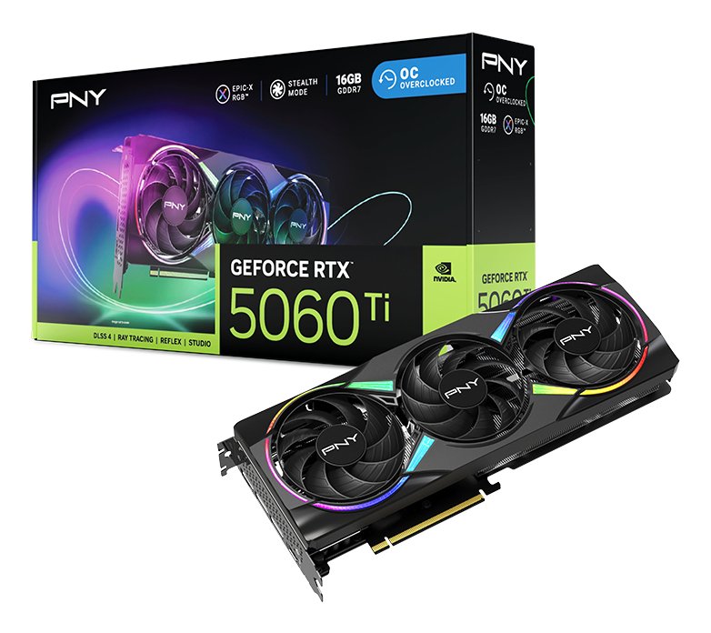 EAN 0751492795058 - PNY GeForce RTX 5060 Ti EPIC-X RGB OC NVIDIA 16 GB GDDR7 imagen 10