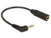 EAN 4043619656721 - DeLOCK 0.175m 2.5mm/3.5mm cable de audio 0,175 m 2,5mm 3,5mm Negro imagen 1