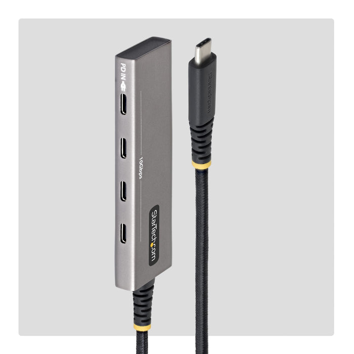 EAN 65030923736 - StarTech.com 309B-USBC-HUB hub de interfaz USB 3.2 Gen 2 (3.1 Gen 2) Type-C 10000 Mbit/s Gris imagen 2