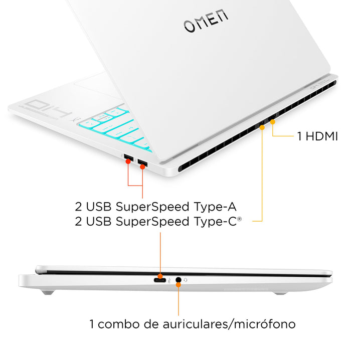 EAN 199251435584 - HP OMEN Transcend 14-fb1000ns Intel Core Ultra 9 285H Portátil 35,6 cm (14") 3K 64 GB LPDDR5x-SDRAM 1 TB S imagen 5