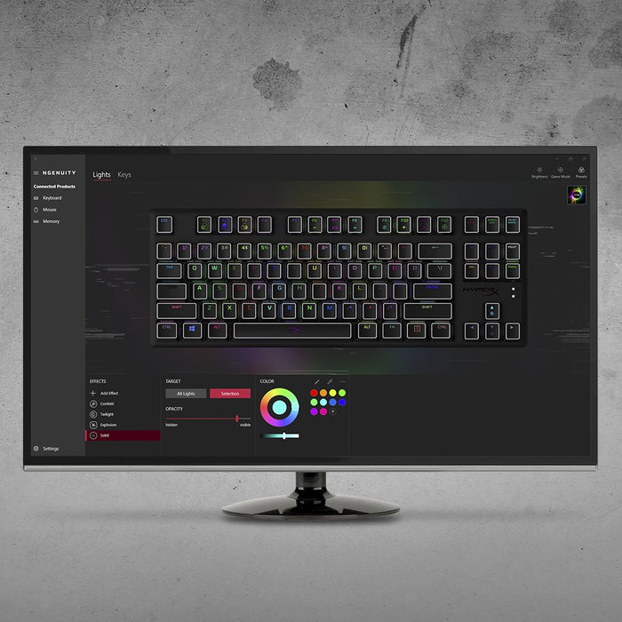 EAN 0196188049204 - HyperX Alloy Origins Core - Mechanical Gaming Keyboard - HX Aqua (US Layout) (HX-KB7AQX-US) teclado Juego imagen 4