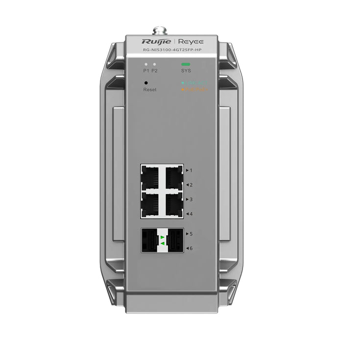 EAN 6971693276741 - Ruijie Networks RG-NIS3100-4GT2SFP-HP switch Gestionado L2 Gigabit Ethernet (10/100/1000) Energía sobre E imagen 4