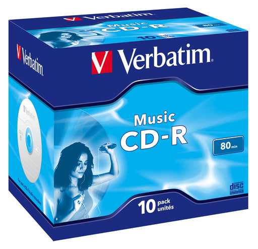 EAN 0023942433651 - Verbatim Music CD-R 700 MB 16x 10 pieza(s) imagen 1