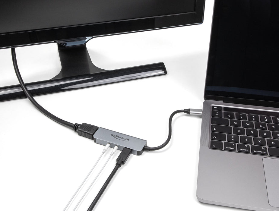 EAN 4043619610648 - DeLOCK 61064 hub de interfaz USB 3.2 Gen 1 (3.1 Gen 1) Type-C Gris imagen 2
