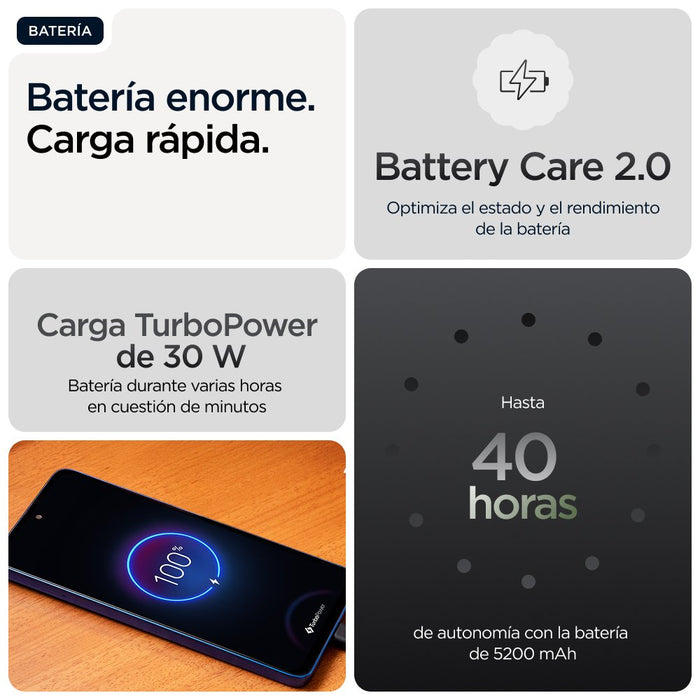 EAN 8033779080579 - Motorola moto g56 5G 17,1 cm (6.72") Ranura híbrida Dual SIM Android 15 USB Tipo C 8 GB 256 GB 5200 mAh N imagen 16