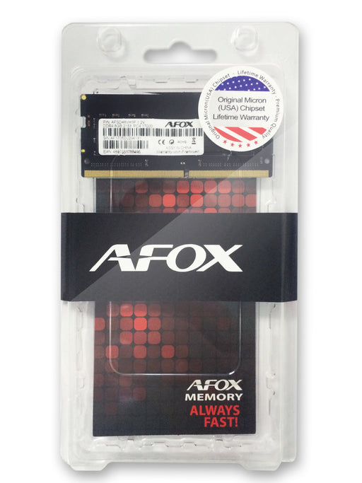 EAN 4897033783835 - AFOX DDR4 8G 2133 SO DIMM módulo de memoria 8 GB 1 x 8 GB 260-pin SO-DIMM imagen 1