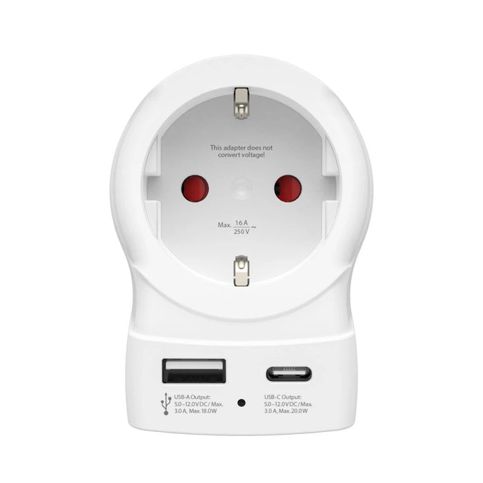 EAN 4047443553751 - Hama EU to UK adaptador de enchufe eléctrico Tipo G (RU) Tipo C (Euroconcexión) + Tipo F Blanco imagen 4