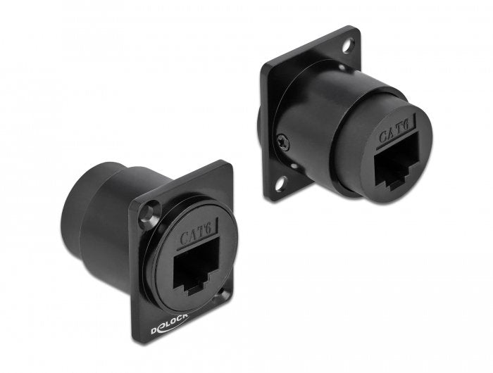 EAN 4043619867820 - DeLOCK 86782 cambiador de género para cable RJ-45 Negro imagen 1