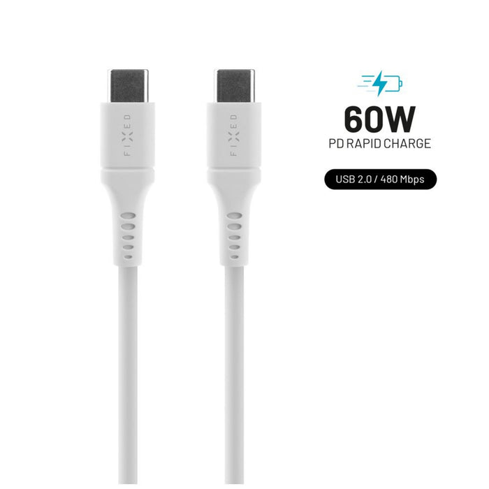 EAN 8591680147281 - FIXED FIXDLS-CC12-WH cable USB USB 2.0 1,2 m USB C Blanco imagen 1