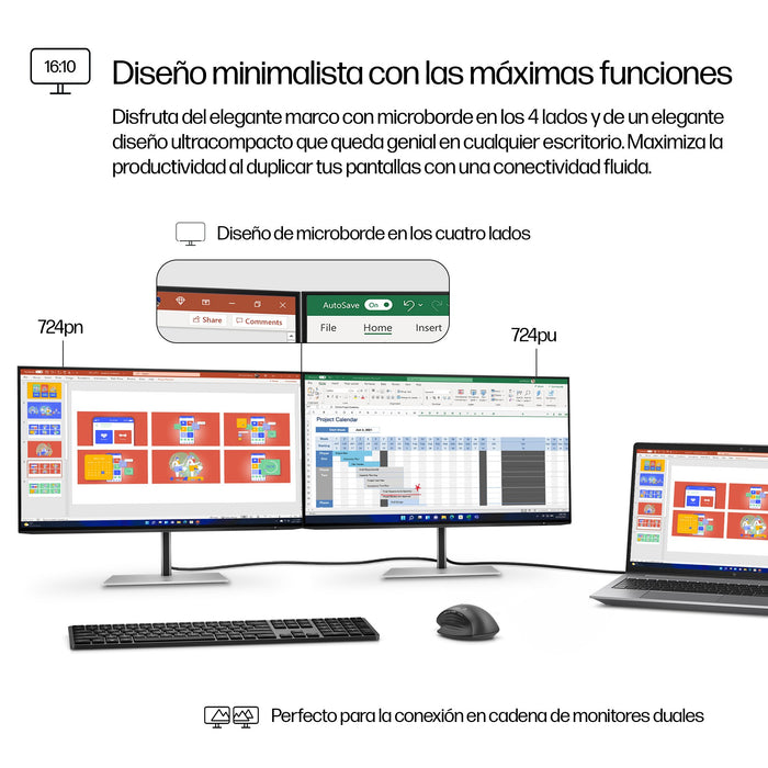 EAN 5715063476185 - HP Series 7 Pro 24 inch WUXGA Monitor - 724pn pantalla para PC 61 cm (24") 1920 x 1200 Pixeles LCD Plata imagen 7