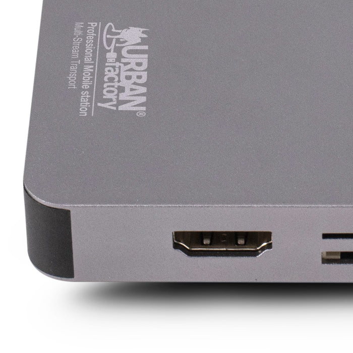 EAN 3760170881522 - Urban Factory TCM16UF base para portátil y replicador de puertos Alámbrico USB 3.2 Gen 1 (3.1 Gen 1) Type imagen 9
