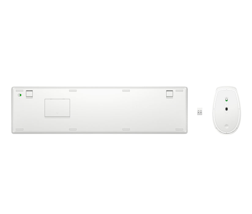 EAN 0196188142158 - HP 650 Wireless Keyboard and Mouse Combo White teclado Ratón incluido Hogar RF inalámbrico Blanco imagen 6