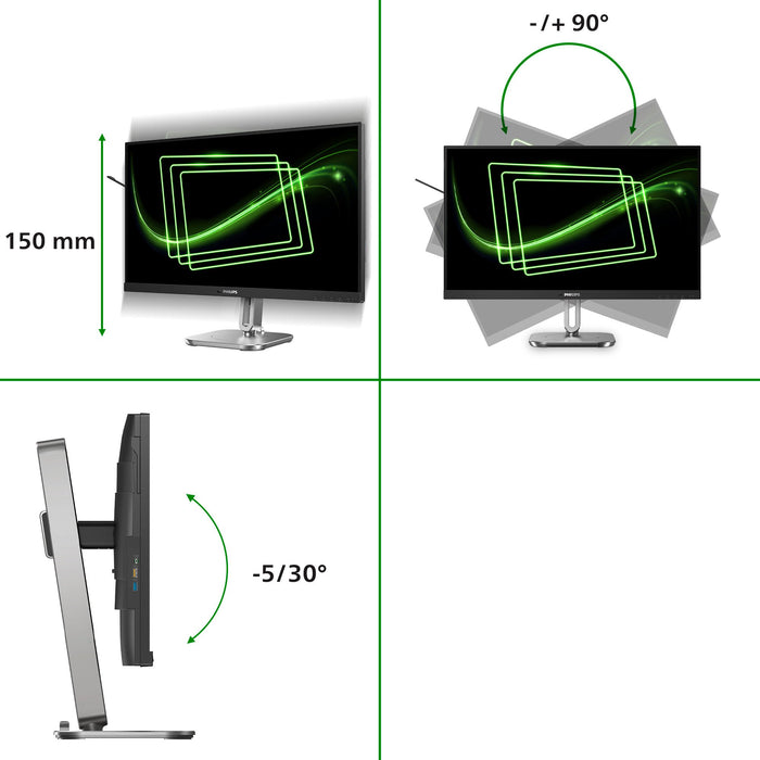 EAN 8721038001761 - Philips 5000 series 27B2G5200/00 pantalla para PC 68,6 cm (27") 1920 x 1080 Pixeles Full HD LCD Antracita imagen 4