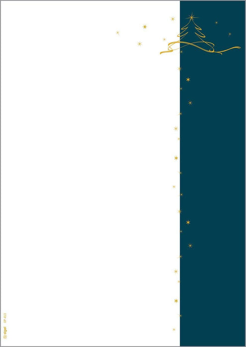 EAN 4004360795640 - Sigel DP413 papel para impresora de inyección de tinta A4 (210x297 mm) 100 hojas Color petróleo, Blanco,  imagen 1