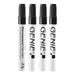 EAN 4015468400305 - Genie 40030 marcador permanente Punta redonda Negro 4 pieza(s) imagen 1