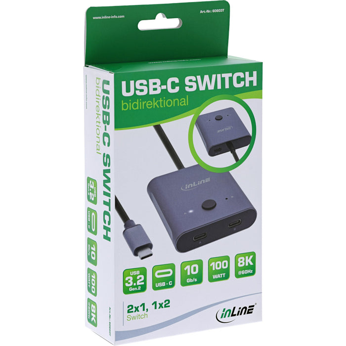 EAN 4043718318032 - InLine 60603T switch Gris imagen 5