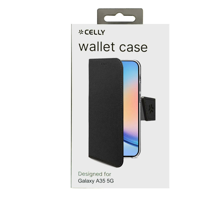 EAN 8021735207078 - Celly WALLY1063 funda para teléfono móvil 16,8 cm (6.6") Funda cartera Negro imagen 6