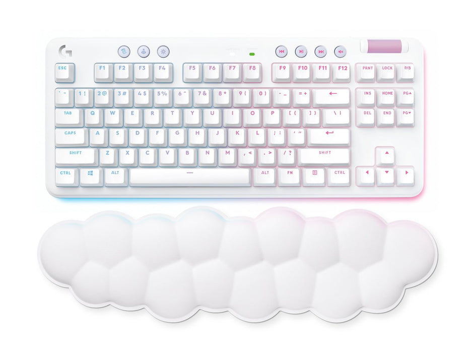 EAN 5099206100923 - Logitech G G715 teclado Juego RF Wireless + Bluetooth AZERTY Francés Blanco imagen 3