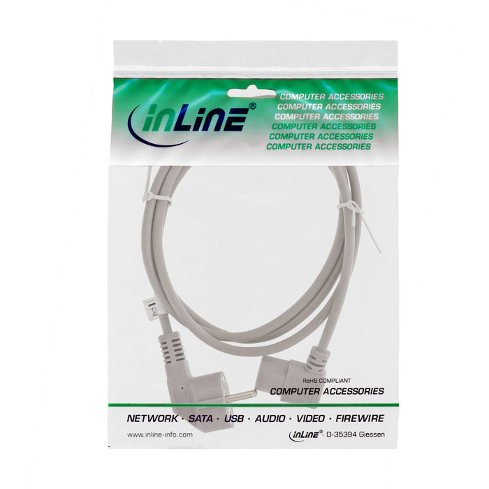 EAN 4043718101009 - InLine 4043718101009 Gris 1,8 m Enchufe tipo F IEC C13 imagen 2