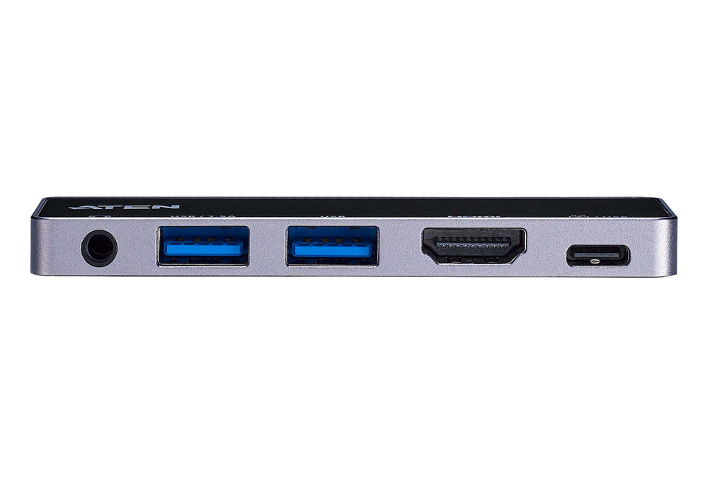 EAN 4710469340635 - ATEN UH3238 estación dock para móvil Tableta/Smartphone Negro, Plata imagen 3