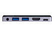 EAN 4710469340635 - ATEN UH3238 estación dock para móvil Tableta/Smartphone Negro, Plata imagen 3
