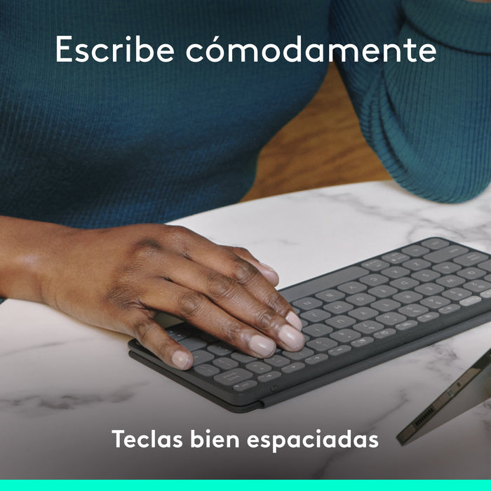 EAN 5099206126039 - Logitech 920-013010 teclado para móvil Español Bluetooth Grafito imagen 4