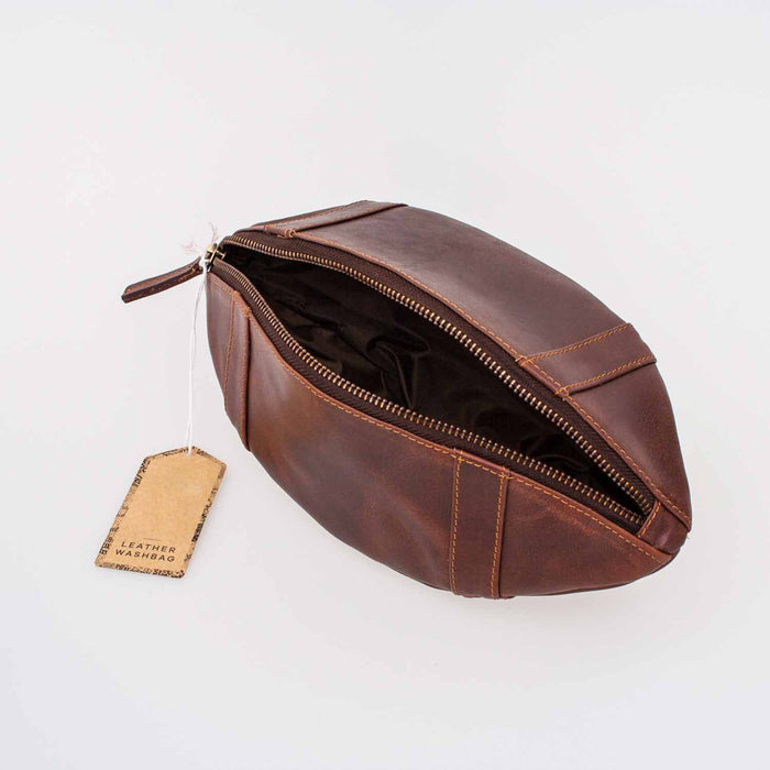 EAN 4260513721373 - Mad Monkey 2000002 neceser y maletín neceser Bolsa de aseo Piel auténtica Marrón imagen 5