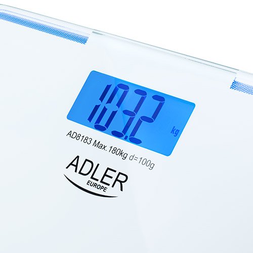 EAN 5905575902269 - Adler AD 8183 báscula de baño Plaza Azul, Blanco Báscula personal electrónica imagen 4
